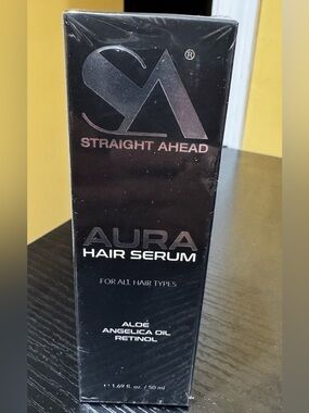 Straight Ahead Aura Hair Serum - hello, Angelica oil, retinol –BNIB&S